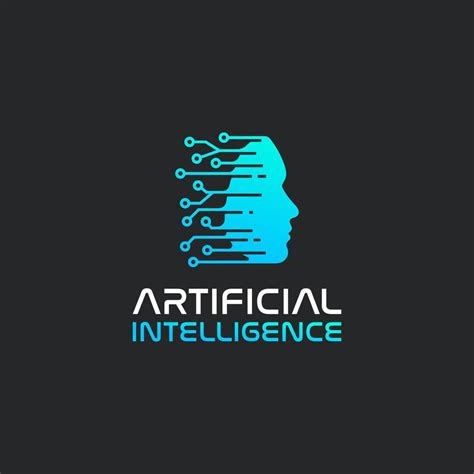 Artificial Intelligence AI Logo Human technology human digital, robot ...