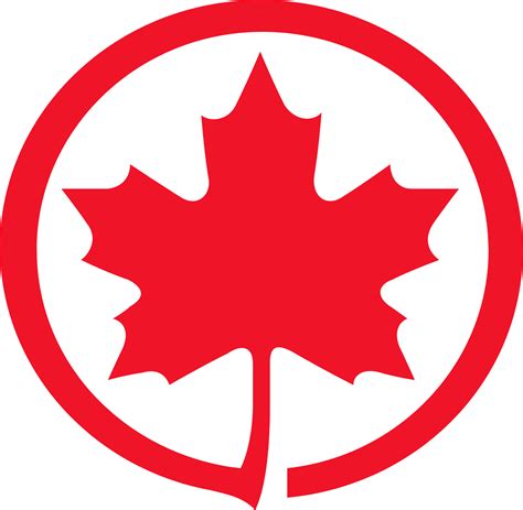 Air Canada logo in transparent PNG format