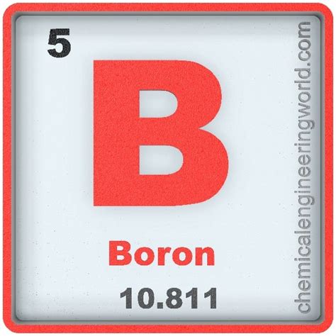 Boron Element Properties Archives - Chemical Engineering World