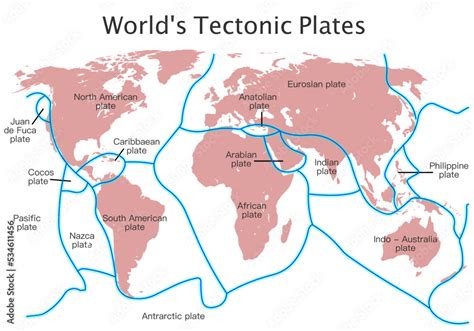 Earth'S Major Fault Lines Map - Sande Cordelia