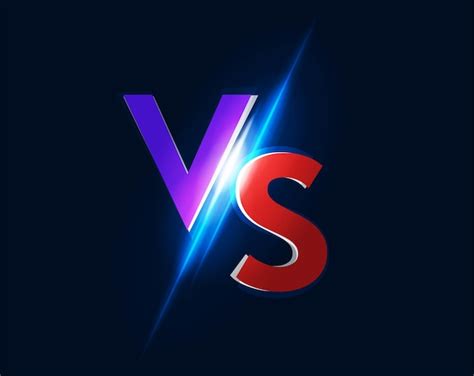 Premium Vector | Vs versus icon logo for battle fight game