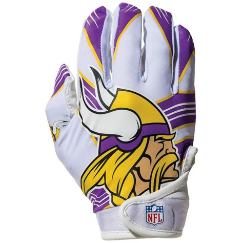 Franklin Sports NFL Minnesota Vikings Youth Football Receiver Gloves - Walmart.com - Walmart.com