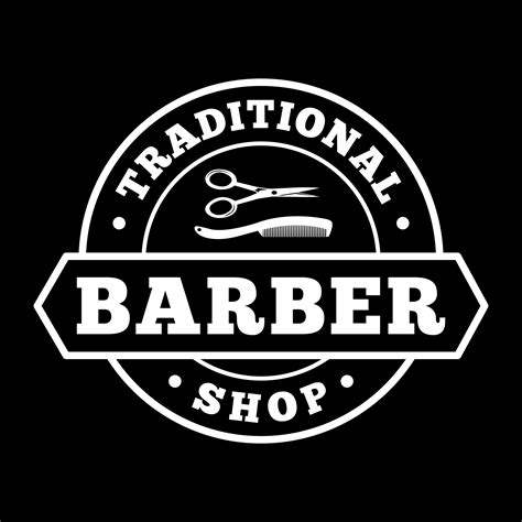 Barber Shop Logo Psd