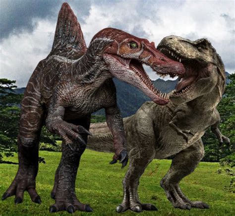 Rexy The T-Rex vs Spinosaurus in 2023 | Spinosaurus, Jurassic park world, Prehistoric creatures