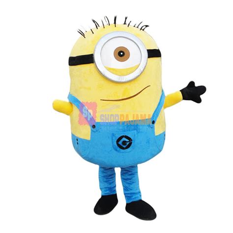 One Eye Despicable Me Minion Cartoon Mascot Costume