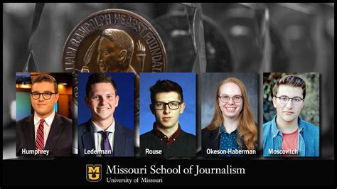 Missouri Journalism students win awards, scholarships in all five categories of the 2019-2020 ...