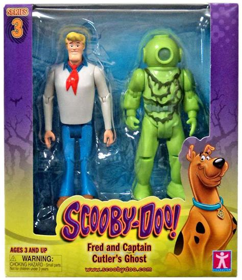 Scooby Doo Series 3 Fred Captain Cutlers Ghost Action Figure 2-Pack Zoink - ToyWiz