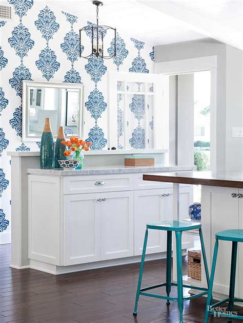 16 Creative Ways to Use Wallpaper in the Kitchen | Better Homes & Gardens