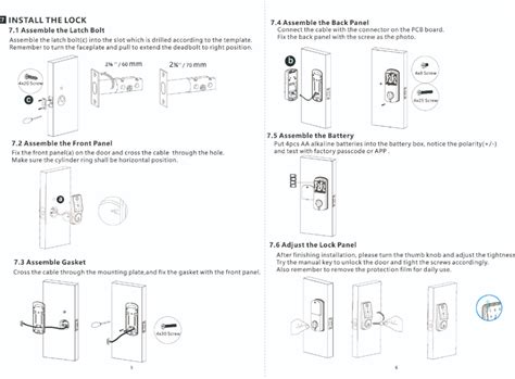 Fingerprint Smart Door Lock - UnikCCTV.Com