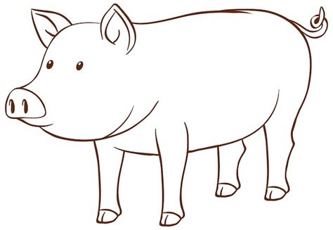 Pig Drawing Images - Free Download on Freepik