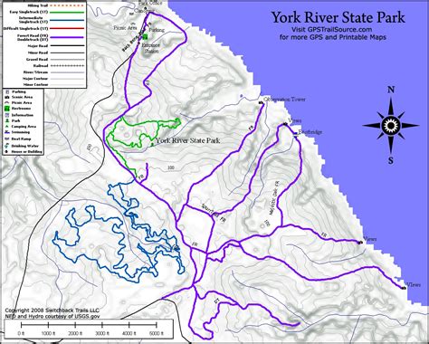 River Map York