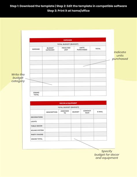 Christmas Party Planner Template in Word, Apple Pages, PDF - Download | Template.net