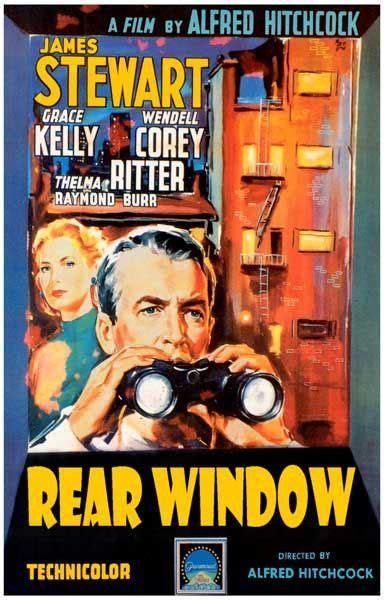 Rear Window Alfred Hitchcock Movie Poster 11x17 | Old movie posters, Alfred hitchcock movies ...