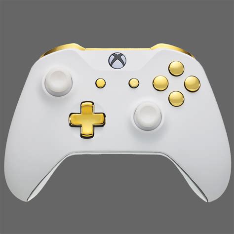 Xbox One Controller // White Velvet + Gold - Custom Controllers - Touch of Modern