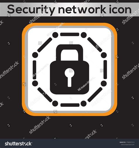 Security Network Icon Vector Graphics Designs Stock Vector (Royalty ...