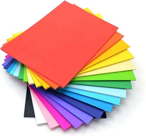 A4 Size Assorted Colored Paper Sheets | Art & Craft Paper - Kidivo