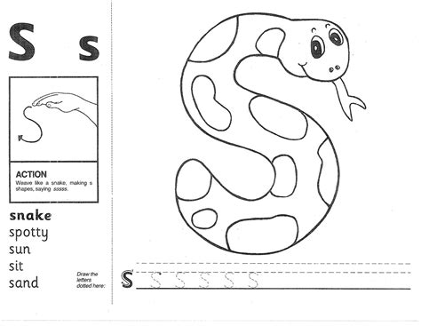 Jolly Phonics Letter P Colouring Sheets - Barry Morrises Coloring Pages