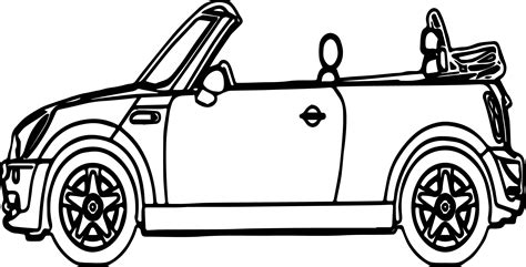 Toy Car Outline Coloring Page | Wecoloringpage.com