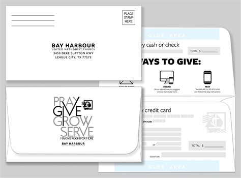 Donation Envelopes Template