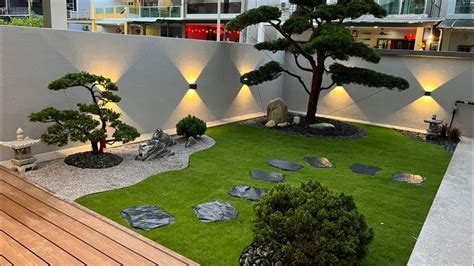 Modern japanese garden design ideas and elements of Japanese garden - backyard patio