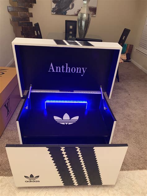 Adidas inspired shoe box storage – Artofit