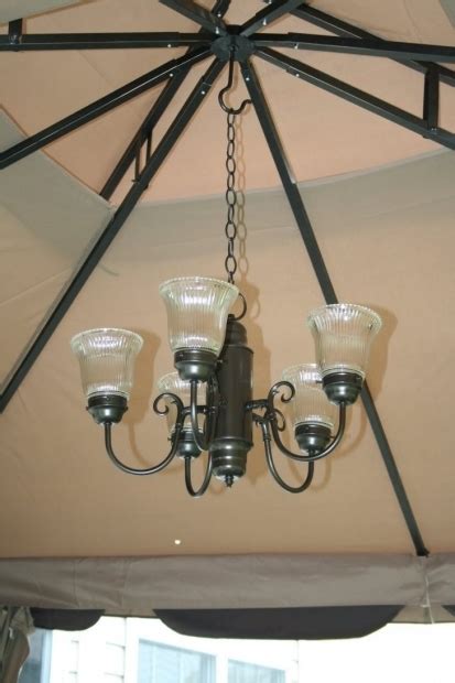 Solar Powered Chandelier For Gazebo - Pergola Gazebo Ideas