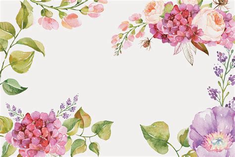 Posters Floral Watercolor Background, Watercolor, Flowers, Poster Background Image for Free Download