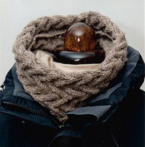 Cable Scarf or Cowl - Middle Campscott Farm