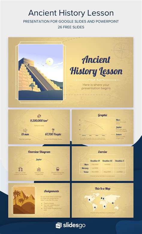 Ancient History Lesson Google Slides & PowerPoint template