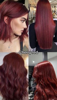 Red hair color chart in 2024 | Brown hair color chart, Japanese hair color, Hair color chart