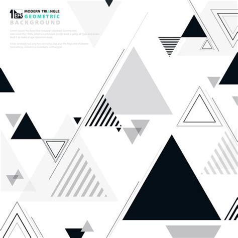 Abstract background geometric shape pattern modern design black white. 642695 Vector Art at Vecteezy