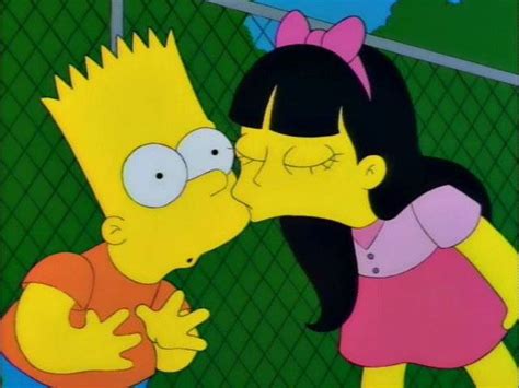 Jessica Lovejoy kisses Bart by SuperMarioRocks on DeviantArt