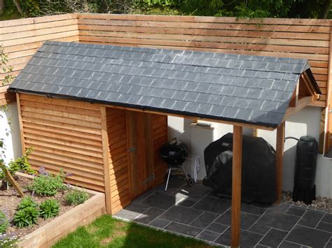 Fibreglass Slate Tiled Roofing Sheets On Shed Roof | Shapes GRP