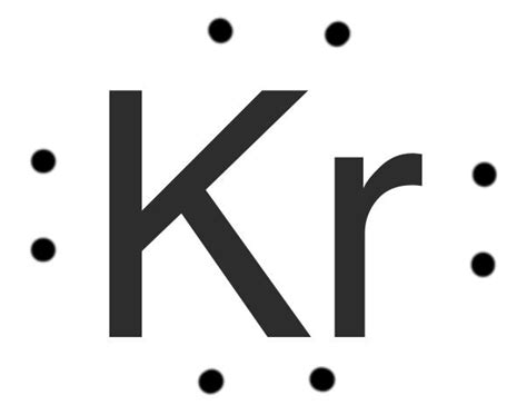 lewis dot structure for kr | Quizlet