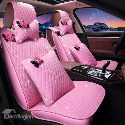 Girly Car Seat Covers Full Set - Velcromag