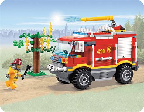 onetwobrick12: LEGO set database: set database: LEGO 4208 fire truck