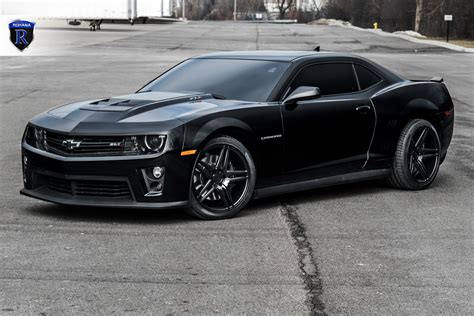 Street Hooligan: Customized Black Chevy Camaro ZL1 — CARiD.com Gallery