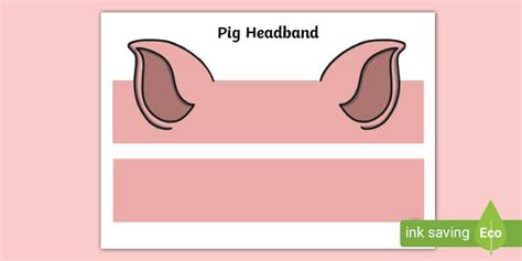 Pig Ears Headband (teacher made)