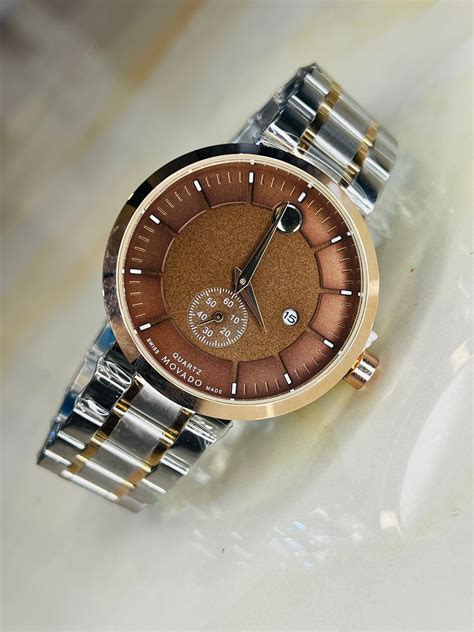 The Minimalistic Dial Metal Watch - Brown – Men's Affairs