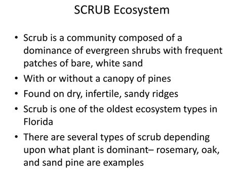 PPT - SCRUB Ecosystem PowerPoint Presentation, free download - ID:1957443