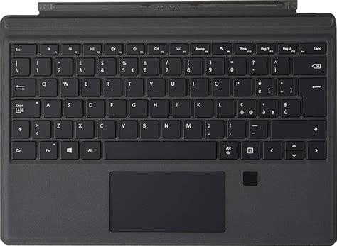 Microsoft Surface Pro Signature Type Cover keyboard, backlit LED keyboard black, QWERTY: Amazon ...