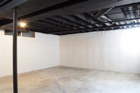 Paint an Exposed Basement Ceiling Black - Building Bluebird