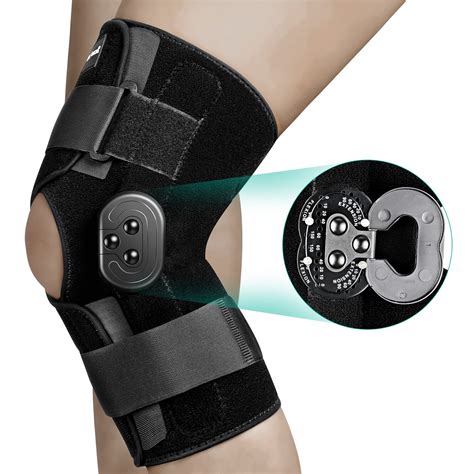 Buy NEENCAHinged Knee Brace, Knee Immobilizer with Locking Dials & Side Stabilizers, Medical ROM ...