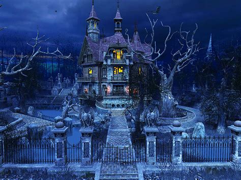 Holidays 3D Screensavers - Haunted House - Gorgeously sinister Halloween screensaver