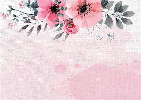 Hand Painted Watercolor Flower New Autumn Poster Background Psd, Watercolor, Flowers, Plants ...