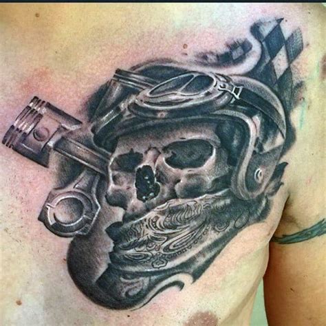 60 Motorcycle Tattoos For Men - Two Wheel Design Ideas