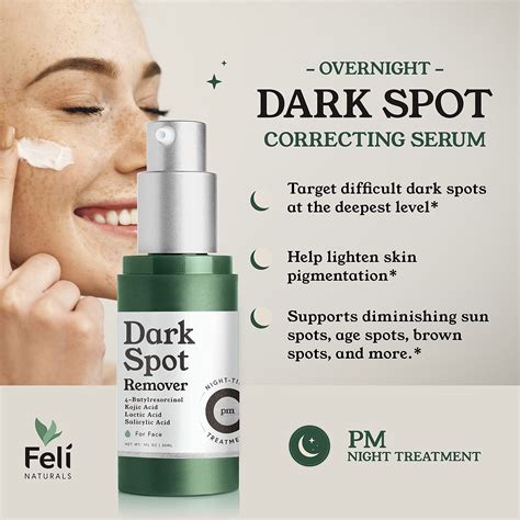 AM/PM Dark Spot Corrector Treatment - Overnight Kojic Acid Dark Spot Remover for Face /Body + AM ...