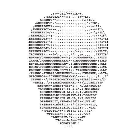 Skull Silhouette From Numbers And ASCII Art Stock Vector , 56% OFF