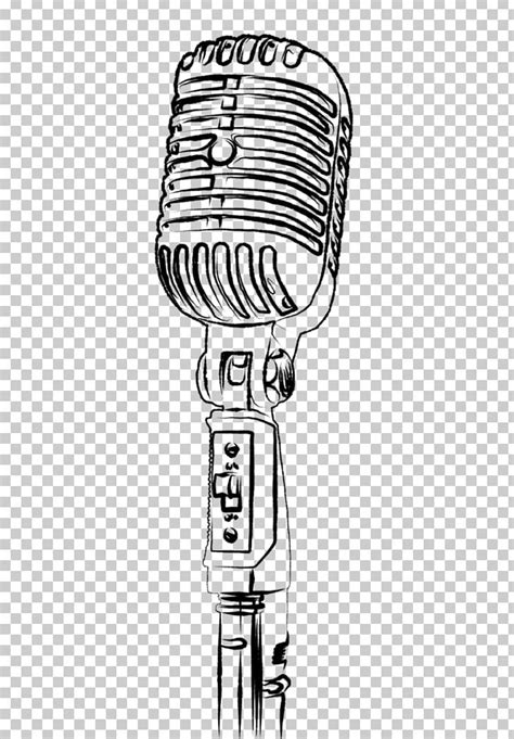 Microphone Drawing Photography PNG, Clipart, Art, Audio, Audio Equipment, Black And White ...