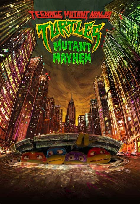 TMNT Mutant Mayhem Poster Pays Homage to 1990 Original Film